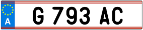 Truck License Plate